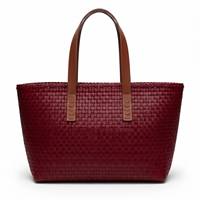 Bolso de Mano de Cuero Genuino de Fabricante OEM para Mujer, Color Sólido, Espacioso, Ligero, para Oficina, Negocios, Viajes, Bordado Personalizado