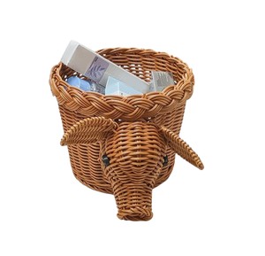 Cesta Decorativa de Mimbre con Forma de Búfalo para Organizar la Habitación de los Niños y Decorar el Cuarto de Bebés - Product Image 2