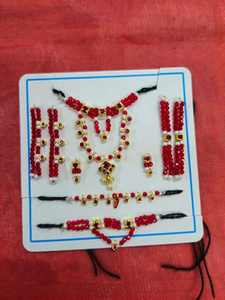 Ensemble de bijoux plaqués or Radha Krishna fabriqués en Inde pour femmes, disponible à un prix compétitif - Product Image 6