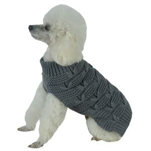 Maglione per Cani in Maglia Grossa con Cuciture a Farfalla, Collo Alto alla Moda per Animali Domestici - Product Image 3