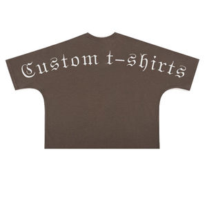 Camiseta Personalizada con Pedrería, Estilo Vintage, Lavado Ácido, Cuello Redondo, 100% Algodón Grueso, Impresión DTG, Corte Cuadrado, Camiseta Gráfica para Hombre - Product Image 2