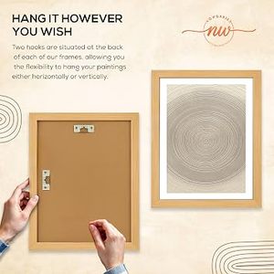 Cadre photo rustique en bois massif fait main, impression numérique couleur, décoration murale ou à poser sur table - Product Image 6
