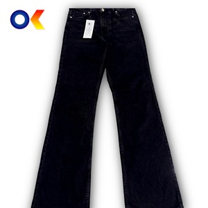 กางเกงยีนส์บูตทรงสลิมเอวสูงสำหรับผู้หญิงใหม่กางเกงวินเทจสีฟ้า - Product Image 4