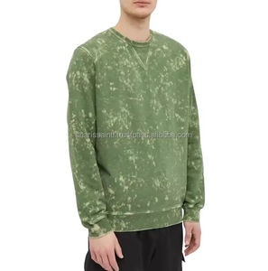 2025 nouvelle mode porter plaine acide lavage sweat pour hommes meilleur fournisseur personnalisé couleur et taille hommes lavage à l'acide sweats à capuche - Product Image 1