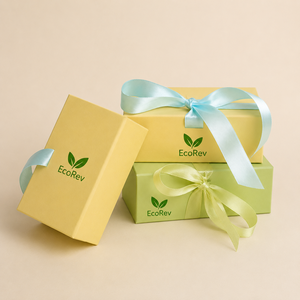 Luxury Eco-Friendly Folding Perfume Box Recycled <b>Materials</b> Ribbon Handle <b>Magnetic</b> Closure Sponge Liner Rigid Paper Flip Top for - Product Image 3