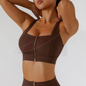 Soutien-gorge de sport solide haute performance avec découpe automatique – Produits phares – Soutien-gorge de sport pour femme pour le fitness – Soutien-gorge de sport pour adultes - Product Image 2