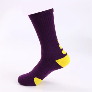 Professional Autumn Athletic Breathable Quick Dry Seamless Ankle Sports <b>Socks</b> 100% Cotton Heat-Transfer Printed Custom Logo OEM - Product Image 3