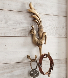 Antique Brass Bird Wall <b>Hook</b> Handmade Metal Decorative <b>Hook</b> For Clothing Storage Minimalist Wall Accent - Product Image 3