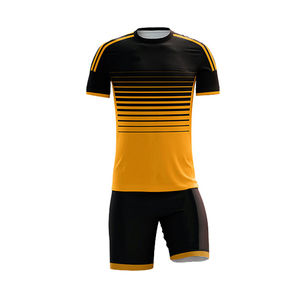 Tenue de football professionnelle respirante avec logo sublimé, uniforme de football vierge - Product Image 5