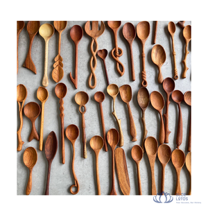 [VENTE CHAUDE] |   Cuillère en bois artisanale, ustensile de cuisine pour café, thé, épices, miel, mélange et consommation, Vietnam - Product Image 1