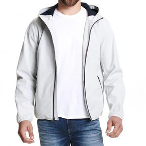 เสื้อแจ็คเก็ตซอฟต์เชลล์กันลมกันน้ำคุณภาพดีที่สุดสำหรับผู้ชาย สไตล์สั่งทำพิเศษพร้อมฮู้ด ขายดีอันดับต้นๆ เสื้อแจ็คเก็ตแฟชั่นขายส่ง - Product Image 6