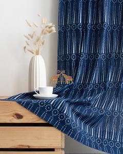 ผ้าม่านประตูห้องนั่งเล่นสุดหรู พิมพ์ลายตามสั่ง ขายดีอันดับต้นๆ ผลิตจากผ้าฝ้าย 100% - Product Image 3