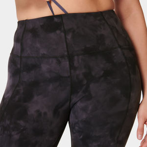 Women's Yoga <b>Leggings</b> Solid <b>Pattern</b> Anti-pilling Four-Way Stretch Quick Dry Breathable Spandex/Nylon High Waist <b>Leggings</b> - Product Image 6