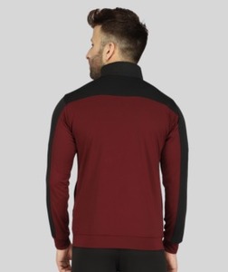 Red <b>White</b> Color Block Men's Windbreaker Jacket <b>Zip</b> Up Lightweight Outerwear for Streetwear - Product Image 2