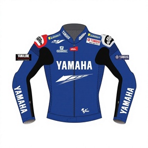 Jorge Lorenzo <b>Racing</b> <b>Jacket</b> Ramaha Custom Kangaroo Leather MotoCP CE Approved Armored Men's Professional <b>Jacket</b>/Chaqueta - Product Image 1