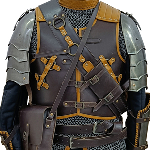 Armadura de Caballero Medieval Hecha a Mano de Alta Calidad, Traje Completo de Acero, Gambeson, Cota de Malla para Reenactment, Halloween - Product Image 2