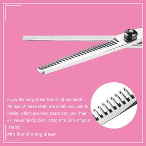 Tijeras Profesionales para Cabello, Tijeras de Peluquería para Adelgazar y Cortar, Set de Tijeras para Peluquería - Product Image 4