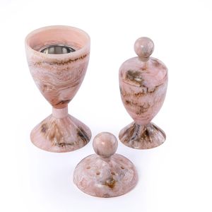 Curio Craft Handmade Eco-Friendly Resin Bakhoor Burner Set with Matching Storage <b>Box</b> for Indian <b>Incense</b> - Product Image 2