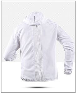 Veste coupe-vent à capuche sans col pour hommes de haute qualité personnalisée imperméable respirant avec fermeture à glissière pour l'extérieur - Product Image 5