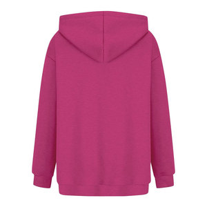 Custom Printed Embroidery Acid Wash Women's Hoodie Sweatshirt Hooded Casual Solid Loose Boxy Fit Streetwear <b>Tops</b> Autumn <b>Winter</b> - Product Image 3