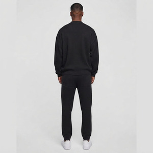 Fabricantes de Conjuntos Deportivos Holgados Personalizados de Alta Calidad, Chaqueta con Cremallera de Poliéster/Algodón de 450 GSM, Conjuntos Deportivos Transpirables de Secado Rápido Unisex - Product Image 6