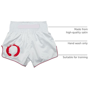 <b>Men</b> Boxing Shorts Satin Lightweight Side Slit Four-Way Stretch Waterproof High Kick Fight <b>Trunks</b> - Product Image 5