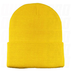 Bonnet unisexe d'hiver chaud en acrylique camouflage, couleur unie, logo brodé personnalisé, style moderne, doux et extensible - Product Image 2