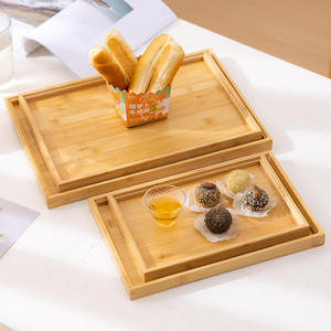 Modern Rectangular Wooden Platters Party Appetizer Fruit Serving Tray Decor Large Acacia Wood Cheese Board Cake Snack Plates - Product Image 1