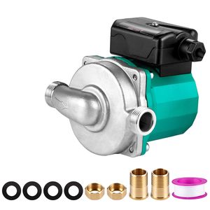 Pompa di Ricircolo Acqua Calda 93W 110V con Filettatura G da 3/4'' e Adattatore in Ottone NPT da 1/2'' - Pompa Circolatrice Resistente alle Macchie - Product Image 4