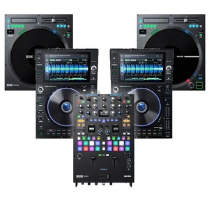Envío Rápido, NUEVO Reproductor DJ SC6000 + Mezclador D E N O N DJ X1850 y Cubiertas, Paquete Completo - Product Image 3