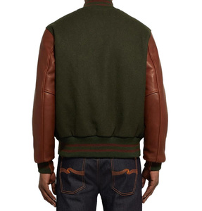 <b>Varsity</b> <b>Jackets</b>, Custom Satin Baseball <b>Jackets</b>, <b>Bomber</b> <b>Jackets</b> College Baseball <b>jacket</b> for <b>men</b> - Product Image 2