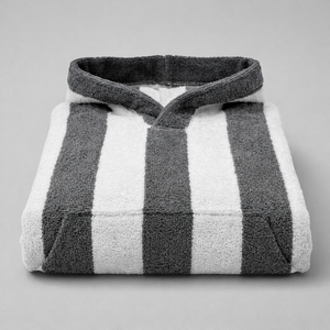 Poncho de Playa con Capucha para Niños, 100% Algodón Peinado de Fibra Larga Premium, Secado Rápido, Ecológico, Unisex, Bata de Baño para Niños Pequeños - Product Image 3