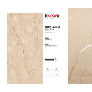 Dalle de porcelaine contemporaine à finition mate sculptée 60x120 cm 600x1200 mm 24x48 Grand format décoratif pour sol, mur, intérieur et extérieur - Product Image 1