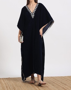 2026 Trendy Beautiful Dubai Embroid <b>Kaftan</b> for Women Handmade Traditional Islamic Modest Eid Clothing Accessory Designed - Product Image 2