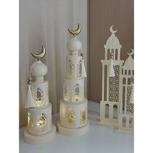 Faroles Marroquíes Modernos de Hierro para Velas, Decoración Festiva para el Ramadán 2026, Duraderos, Multifuncionales, Hechos a Mano, Decoración para el Hogar para el Eid - Product Image 4