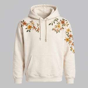 Sudadera con capucha para hombre con efecto acid wash y bordado, diseñada con un acabado desgastado resistente, tela cómoda y bordado llamativo para uso diario. - Product Image 3