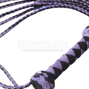 <b>Leather</b> <b>Flogger</b> Durable <b>Leather</b> Build Multi Strip Design Soft Finish For Daily Comfort <b>Leather</b> <b>Flogger</b> Simple Handling - Product Image 3