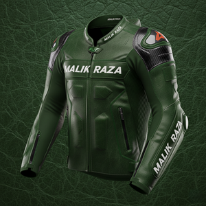 Veste de moto en cuir imperméable toutes saisons MALIK RAZA |   Doublure thermique amovible et aérations |   Équipement d'équitation multifonctionnel - Product Image 5