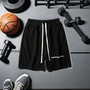 100% Cotton Men's <b>Terry</b> Shorts Quick Dry Waterproof Anti-Wrinkle Casual Fitness Sports Running Shorts Custom <b>Bulk</b> High Solid - Product Image 1