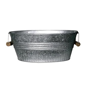 Maceta Rústica de Hierro Galvanizado Hecha a Mano, de la Mejor Calidad, para Jardín y Hogar, Macetas Artesanales para Flores, Decoración de Interiores, Capacidad Personalizada - Product Image 3