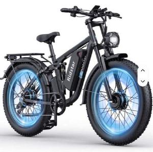 Hot Sales Ridstar E26Pro 2000w 48V Dual Motor Electric Mountain Dirt <b>Bike</b> Lithium Battery <b>Bike</b> <b>Fat</b> Tire - Product Image 1