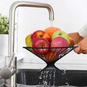 Functional metal fruit basket that keeps produce <b>organized</b> while enhancing your <b>kitchen</b>’s overall look - Product Image 4