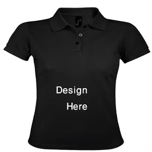 Women's Fashion Wear Ladies Polo T-Shirt Cotton Polo Shirts For Women Clothing Wholesale Price Direct Supplier Factory From BD