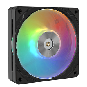SilverStone AFA120X ARGB 120mm PWM Case <b>Fan</b>, High Static Pressure, Addressable RGB, 4-Pin PWM - Product Image 2