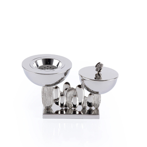 Lampe à parfum en laiton, diffuseur aromatique avec porte-bougie pour l'aromathérapie, utilisation toute saison, parfum d'intérieur, porte-encens - Product Image 2