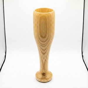 Gobelet à vin vintage en bois de luxe, fait main, collection cadeau - Product Image 1