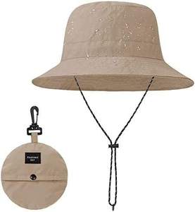 Customized Foldable Denim Outdoor Waterproof Fishing <b>Hat</b> Bows Thin Model Quick-drying Sun <b>Hat</b> Outdoor Mountaineering Party <b>Hat</b> - Product Image 3