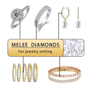 Diamants ronds bruts non certifiés de 1,3 mm à 3 mm, couleur DEF excellente, clarté VVS VS, blancs, vente en gros pour joaillerie fine - Product Image 3