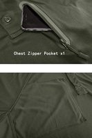 Chemise tactique pour homme, confortable, en coton et polyester, à manches courtes ou longues, avec bretelles de protection, pour activités de plein air