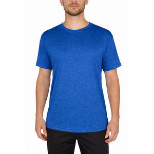 Men's Casual Performance Tee <b>100</b>% <b>Polyester</b> Custom Logo Quick Dry Breathable Short Sleeve Tops t <b>shirt</b> low price - Product Image 1